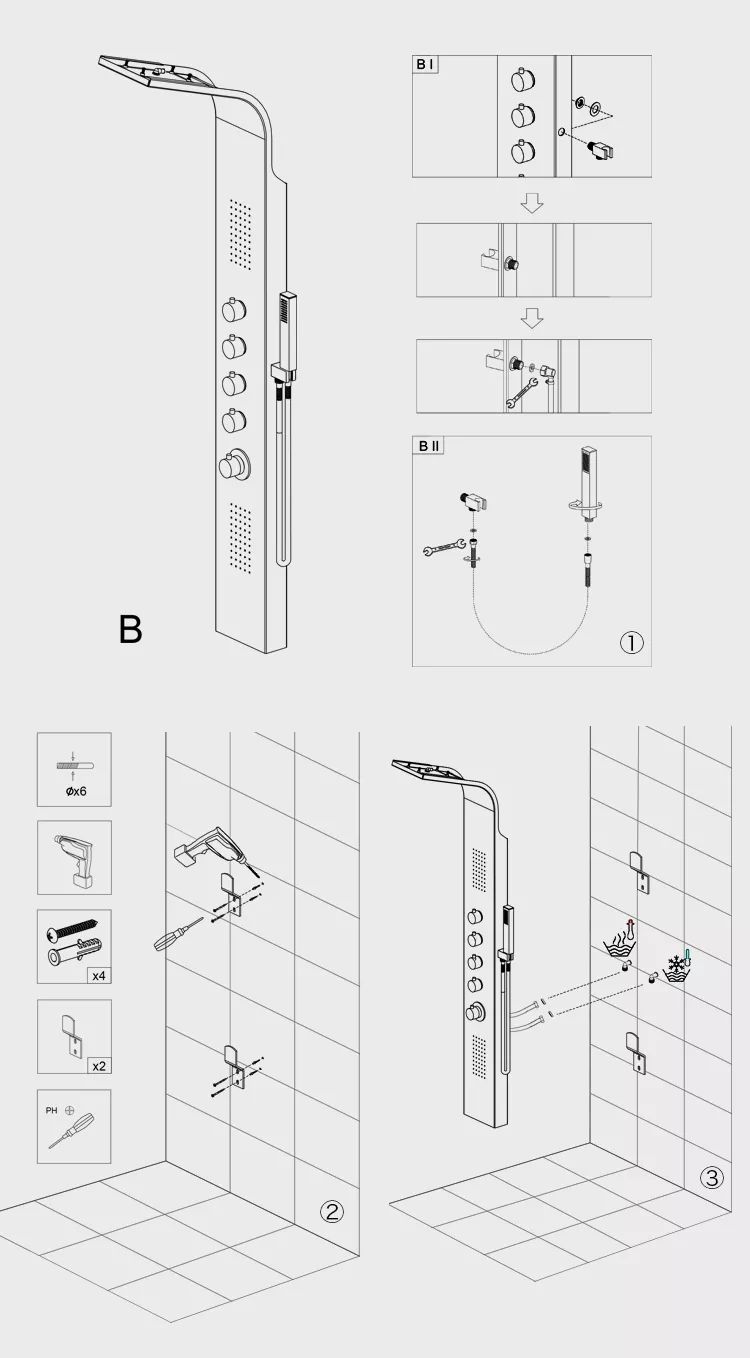 Baño Retro Fit Rainfall 1