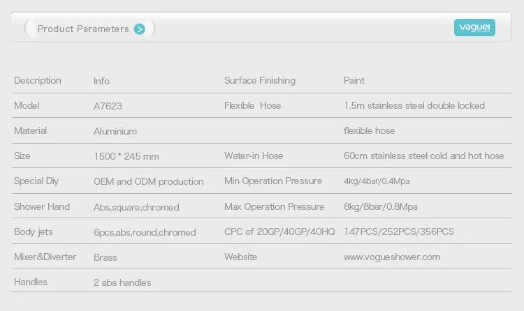 Vaguel High quality aluminium 5